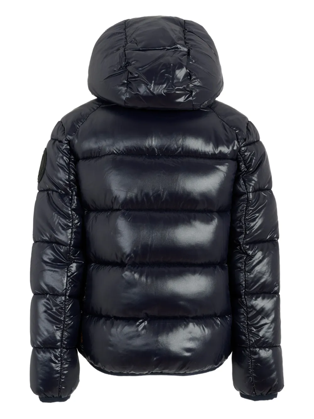 Save The Duck Kids hooded puffer jacket Blauw