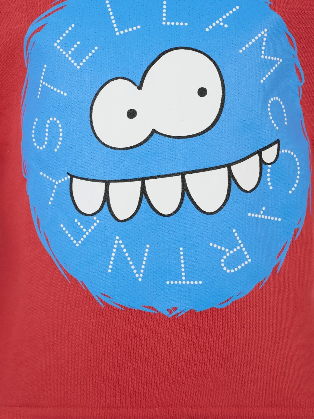 Stella McCartney Kids Sweater met monsterprint Rood