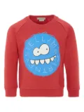 Stella McCartney Kids monster-print sweatshirt - Red