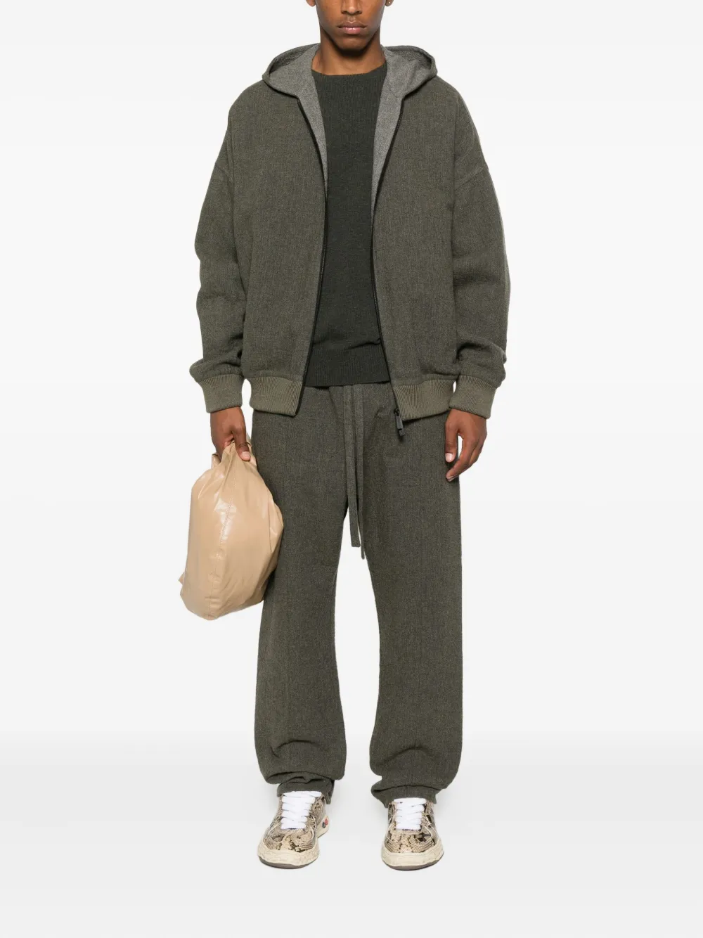Fear Of God zip-up hoodie Grijs