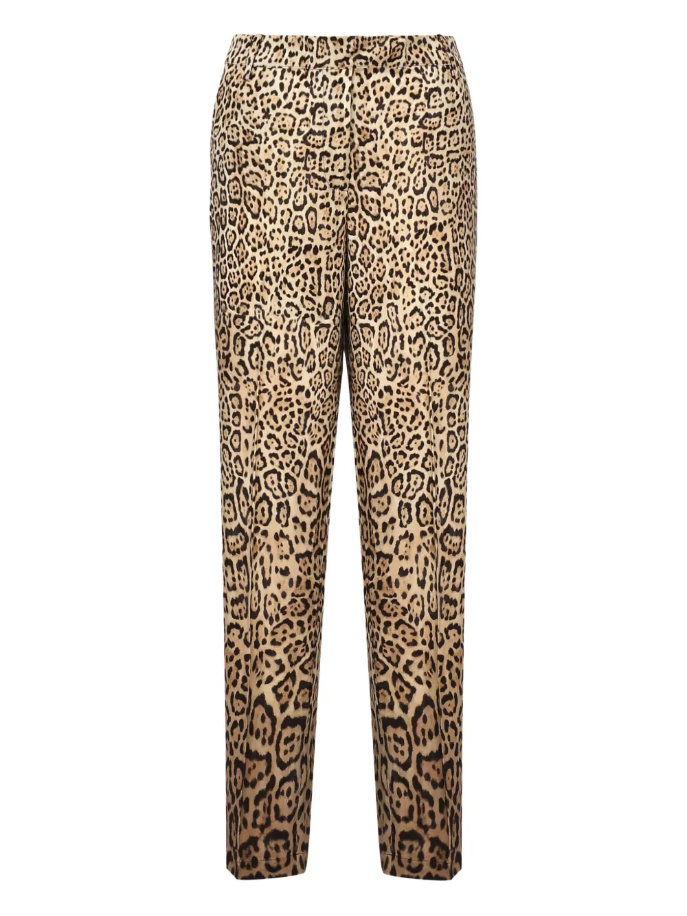 leopard print trousers