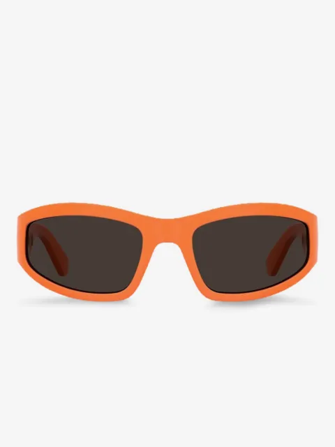 Moschino Eyewear lunettes de soleil rectangulaires à logo