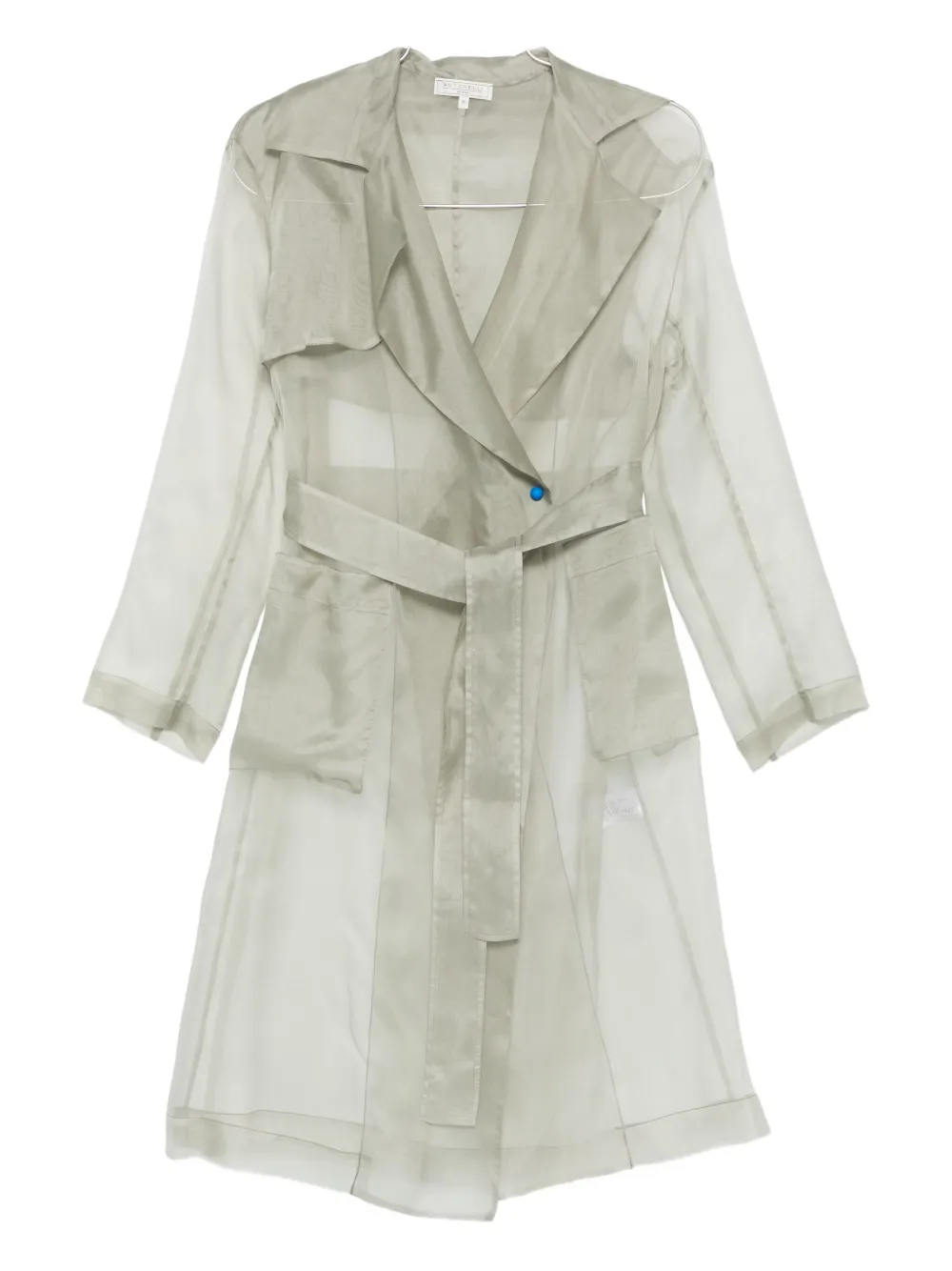 Antonelli Belted Sheer Trench Coat
