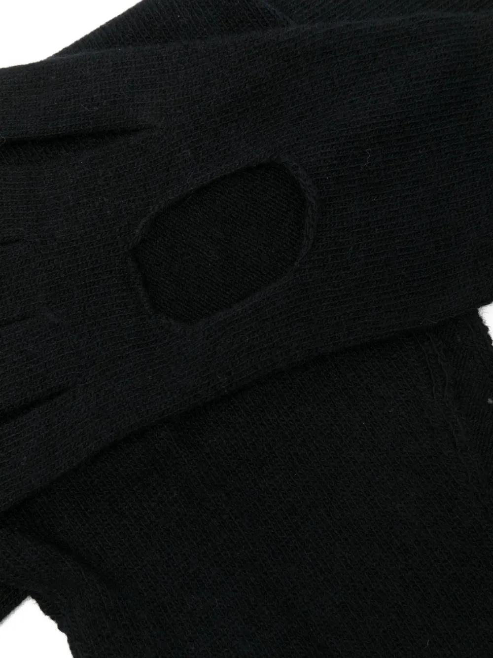 Moschino Wollen handschoenen Zwart