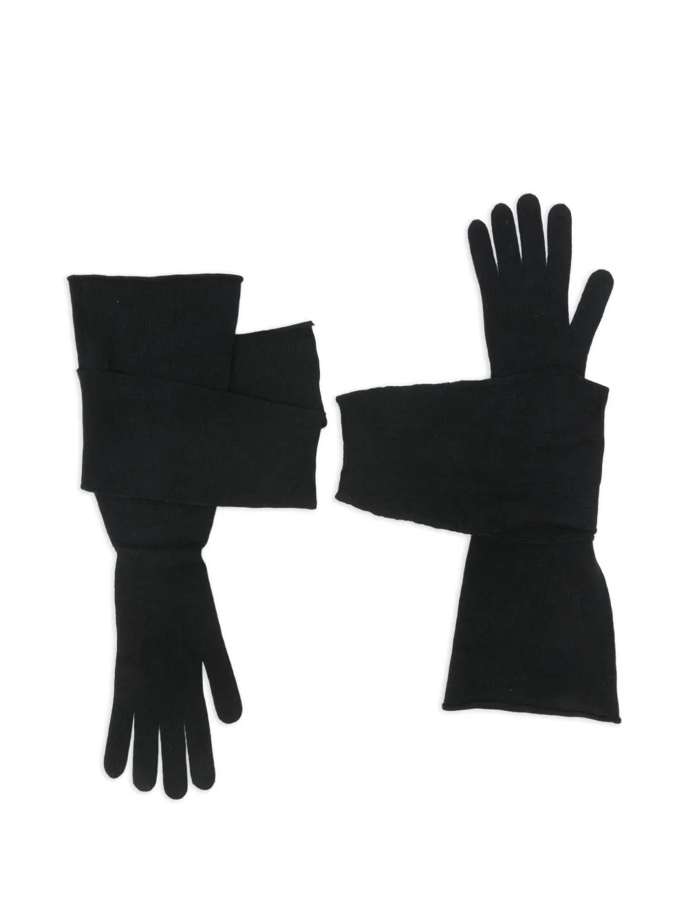 Moschino Wollen handschoenen - Zwart