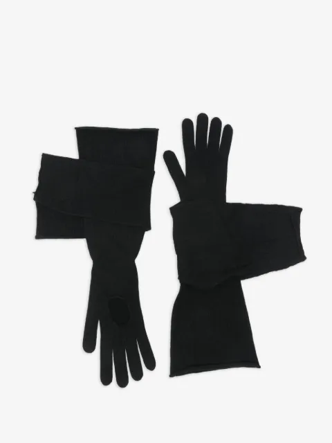Moschino gants en laine