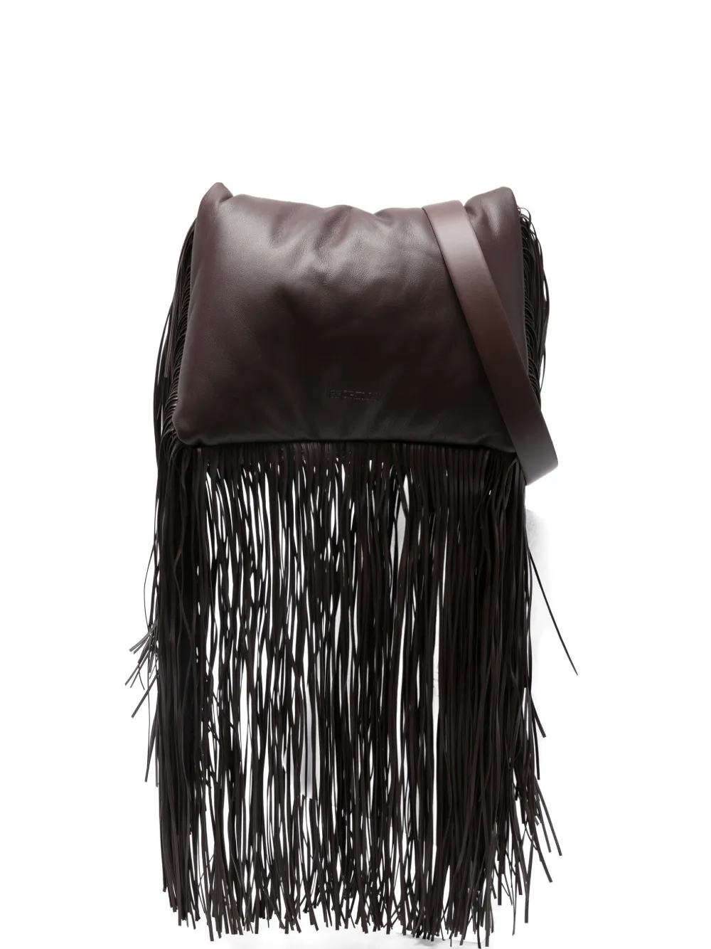 Sportmax Fringed Tote Bag In Brown