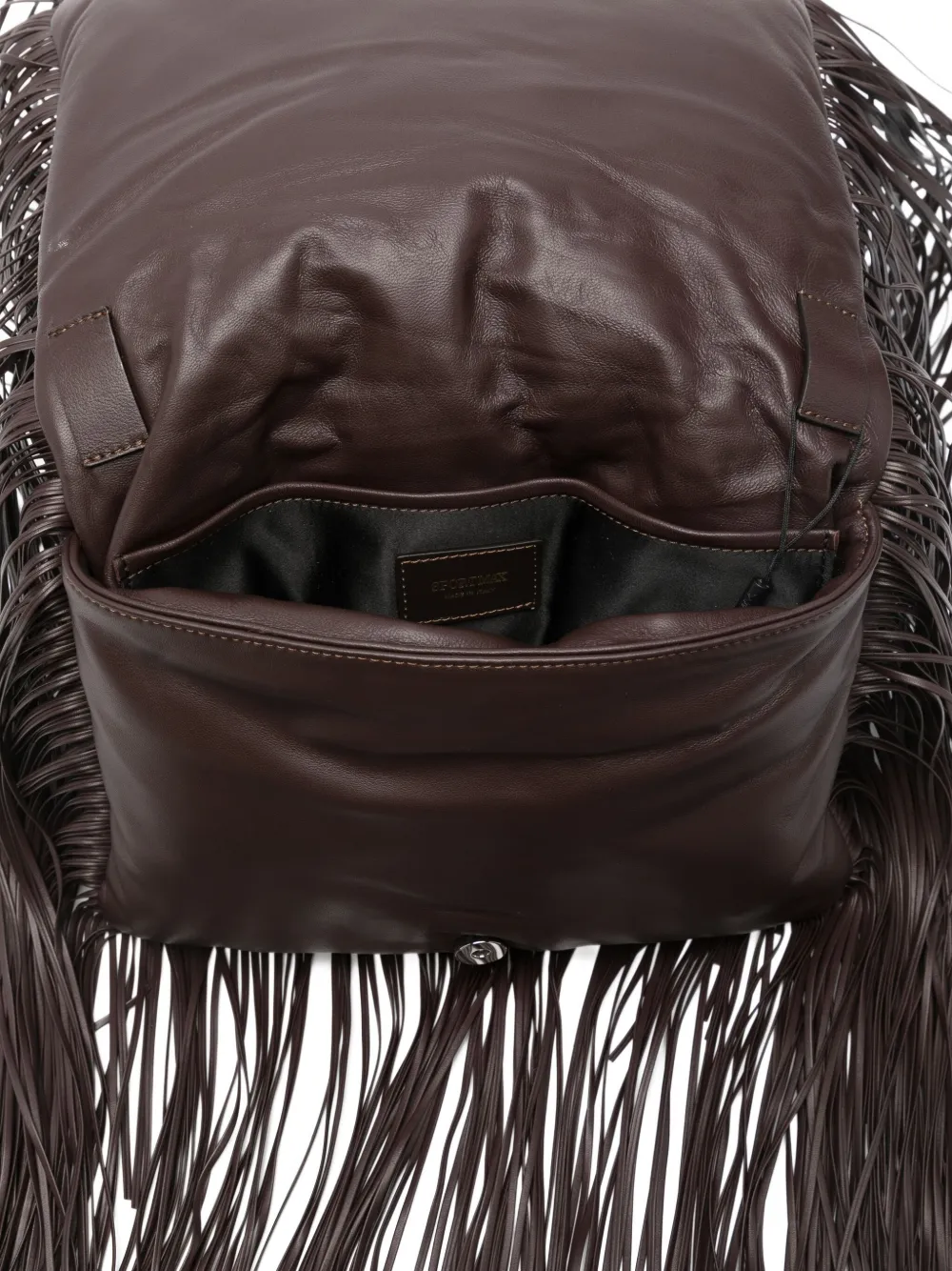 Sportmax Fringed Tote Bag In Brown