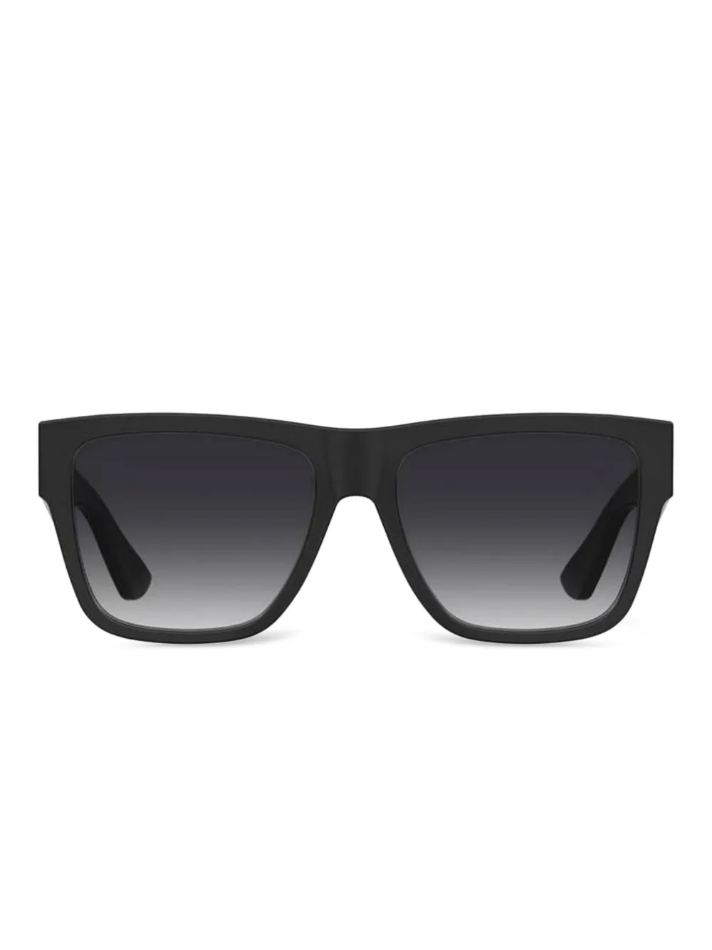 Moschino logo-print square sunglasses Zwart