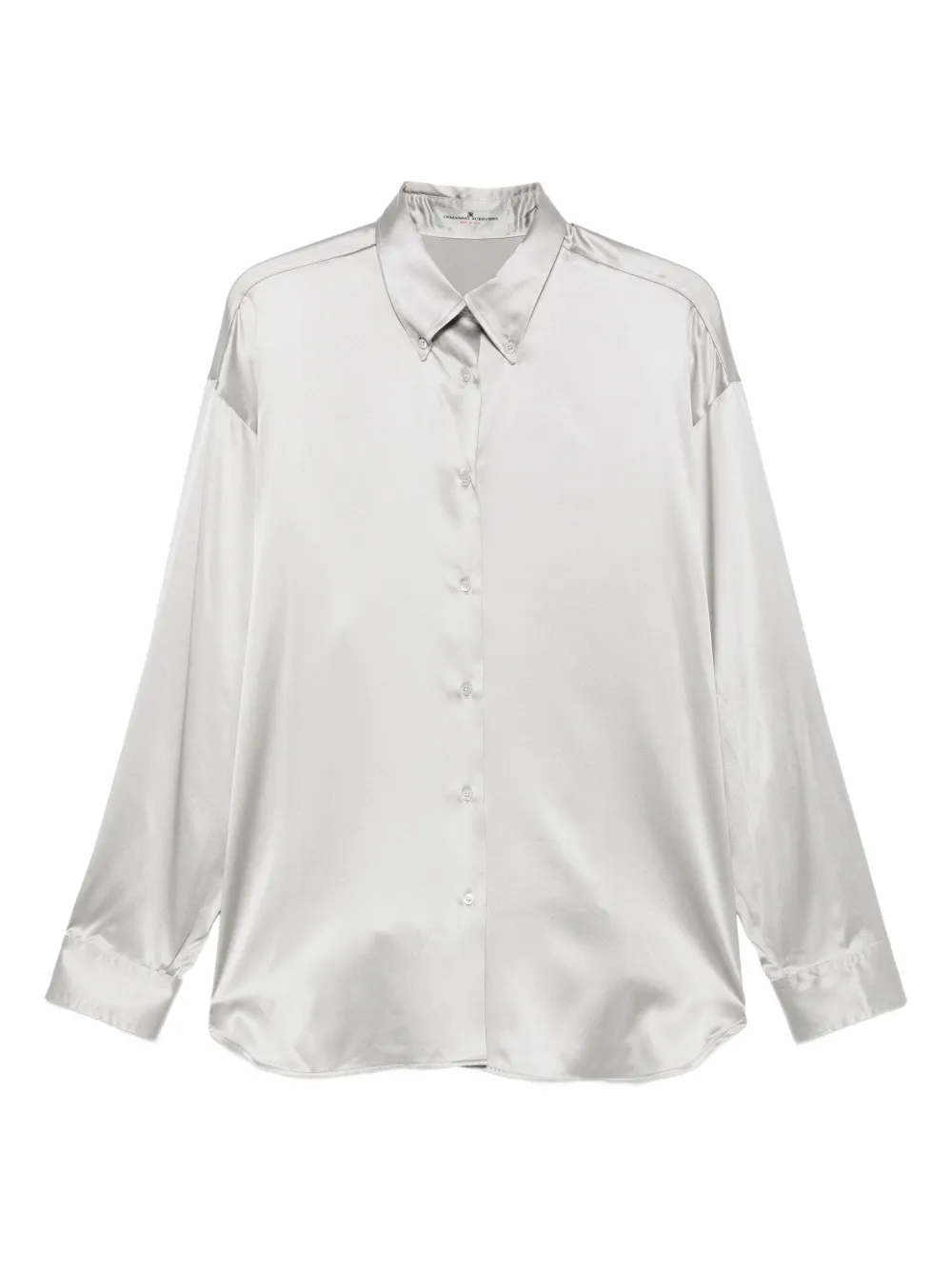 Ermanno Scervino button-down satin shirt Grijs