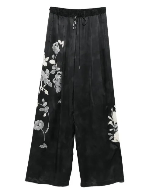 Ermanno Scervino floral-print drawstring-waist trousers
