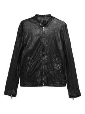 Dolce & Gabbana Leather Biker Jacket | Black | FARFETCH