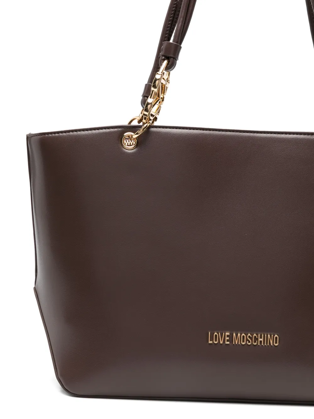 Love Moschino Jewel tote bag Bruin