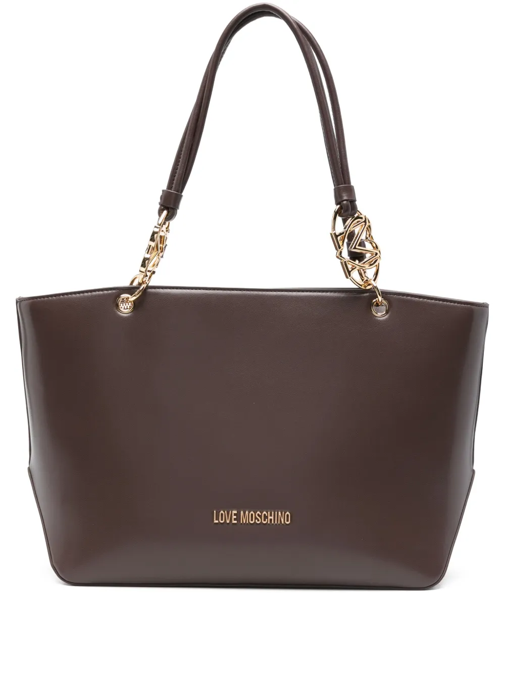 Love Moschino Jewel tote bag Bruin