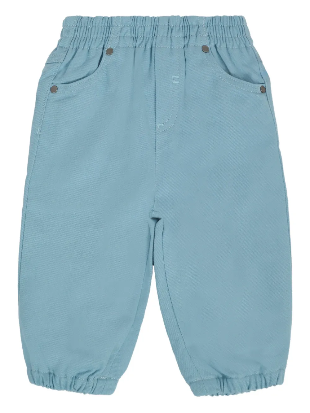 Stella Mccartney Babies' Elastic-waist Trousers In Blue