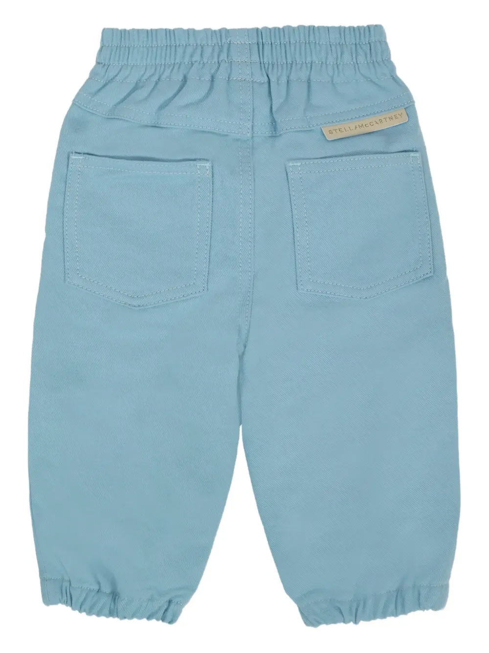 Stella McCartney Kids Broek met elastische taille Blauw