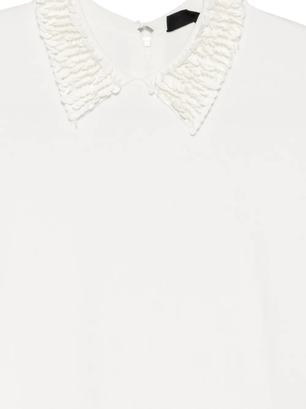 LIU JO Blouse met ruchekraag Wit