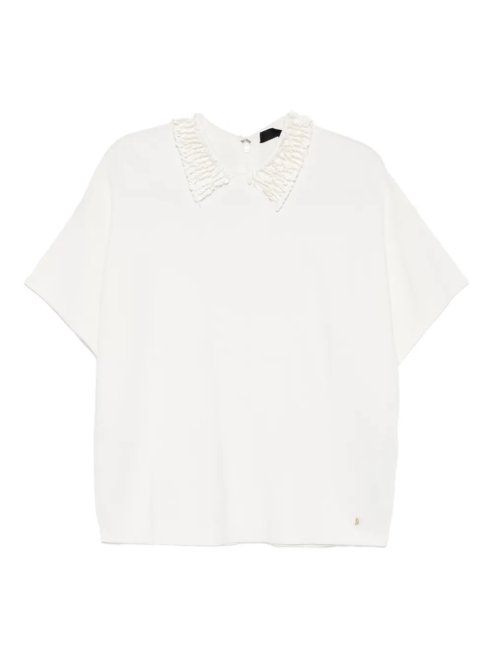 LIU JO ruffled collared blouse | White | Image 1