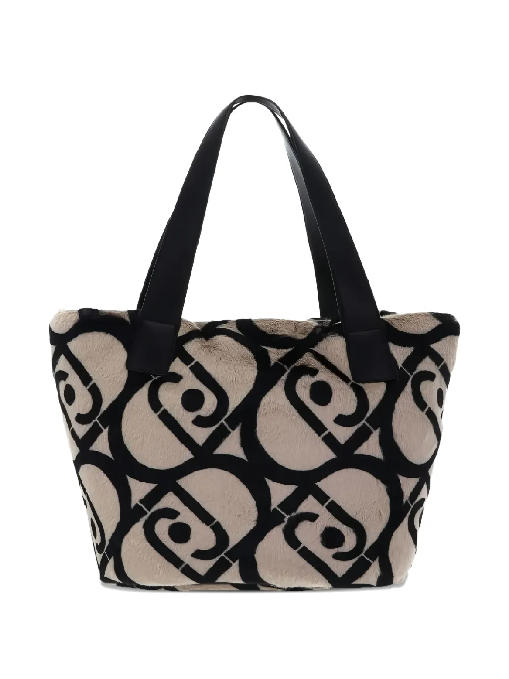 LIU JO Schoudertas met logoprint - Beige