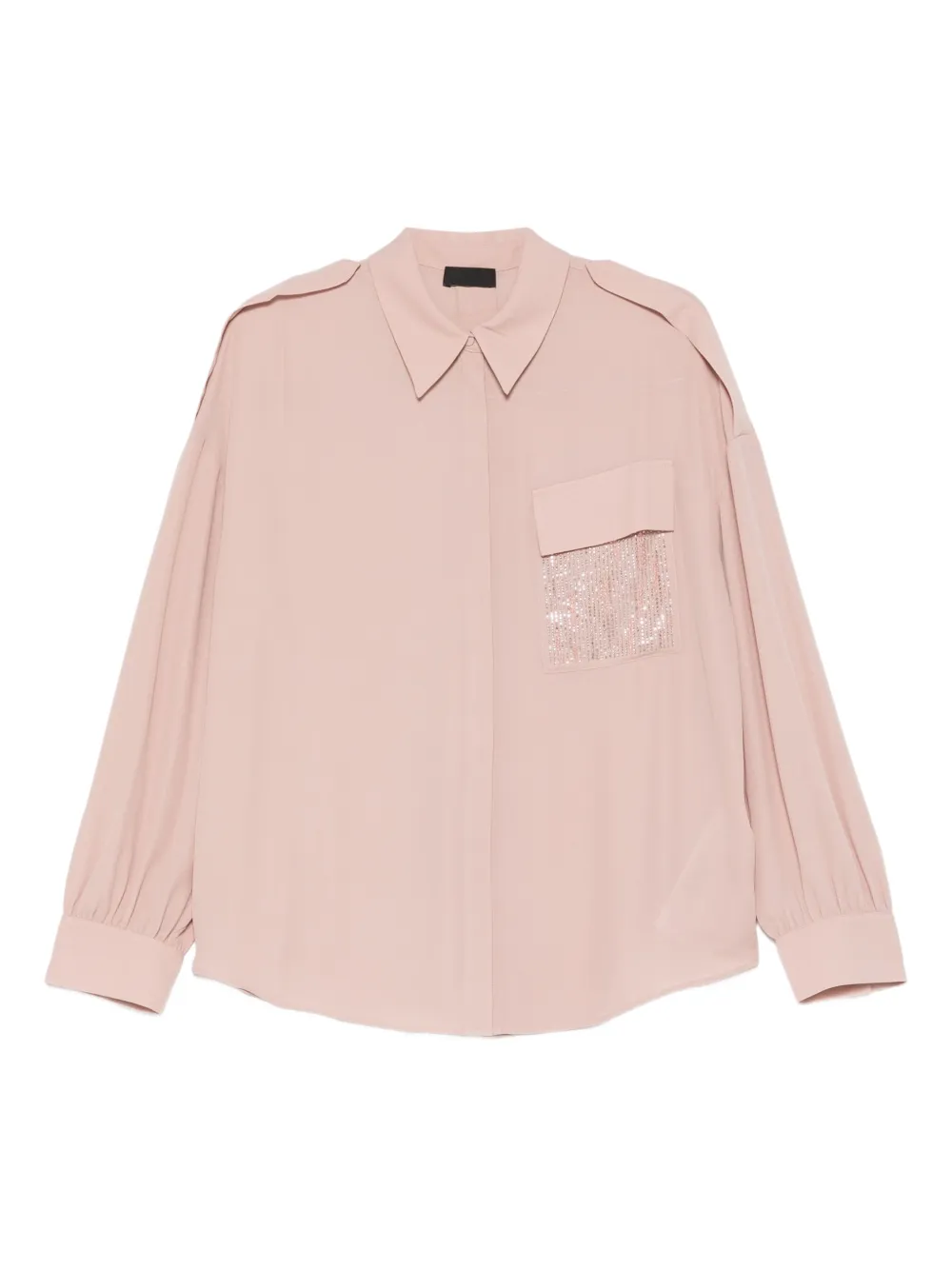 LIU JO sequin pocket shirt | Pink | Image 1