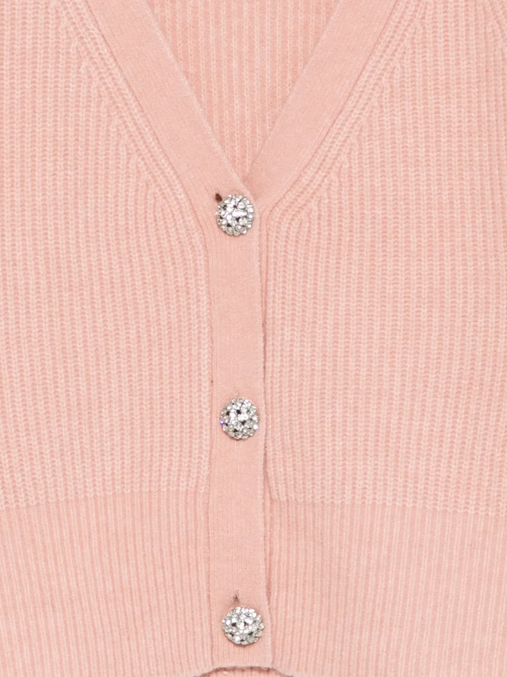 Liu •jo Long-sleeve Cardigan In Pink