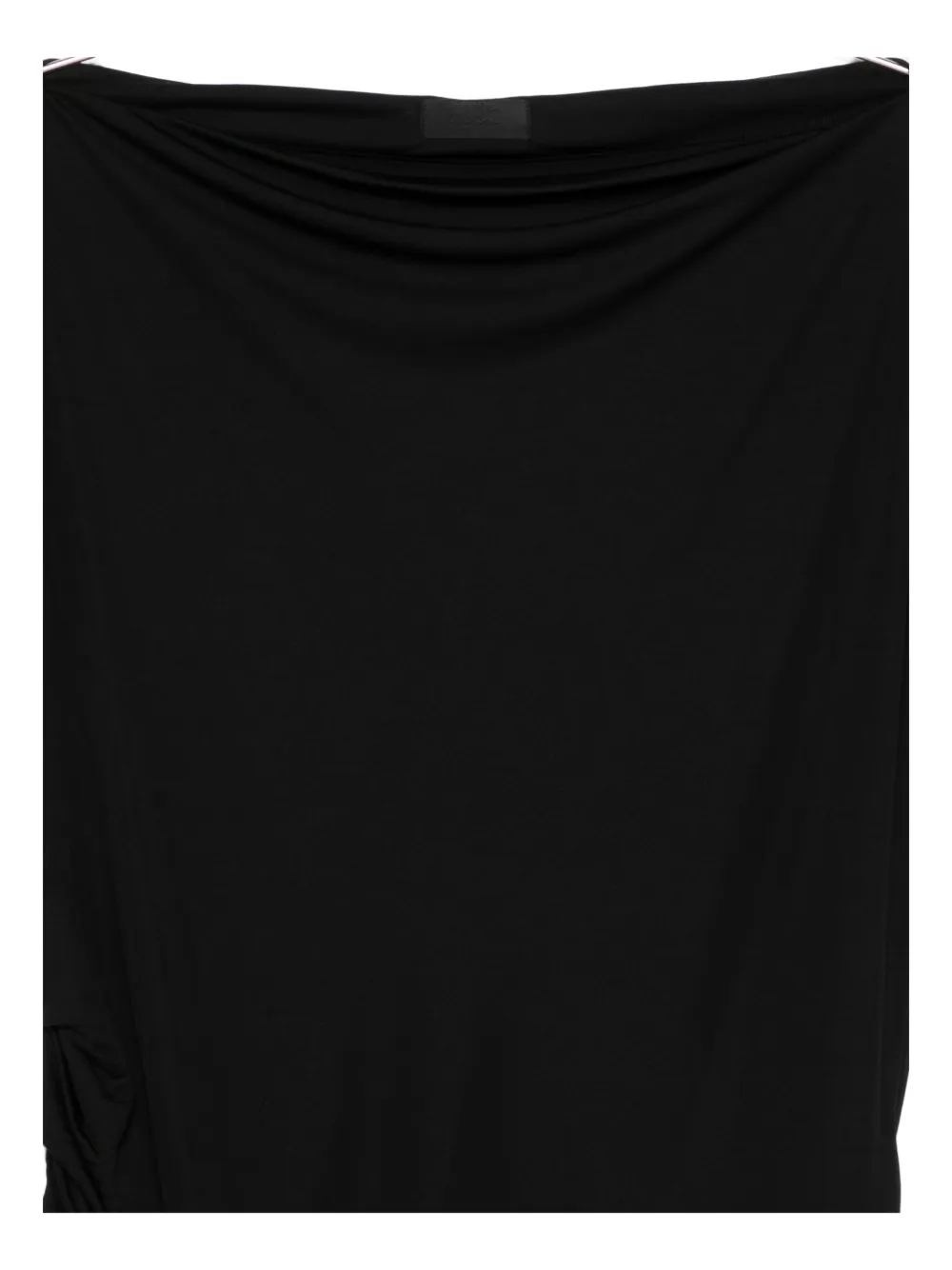Liu •jo Draped Blouse In Black