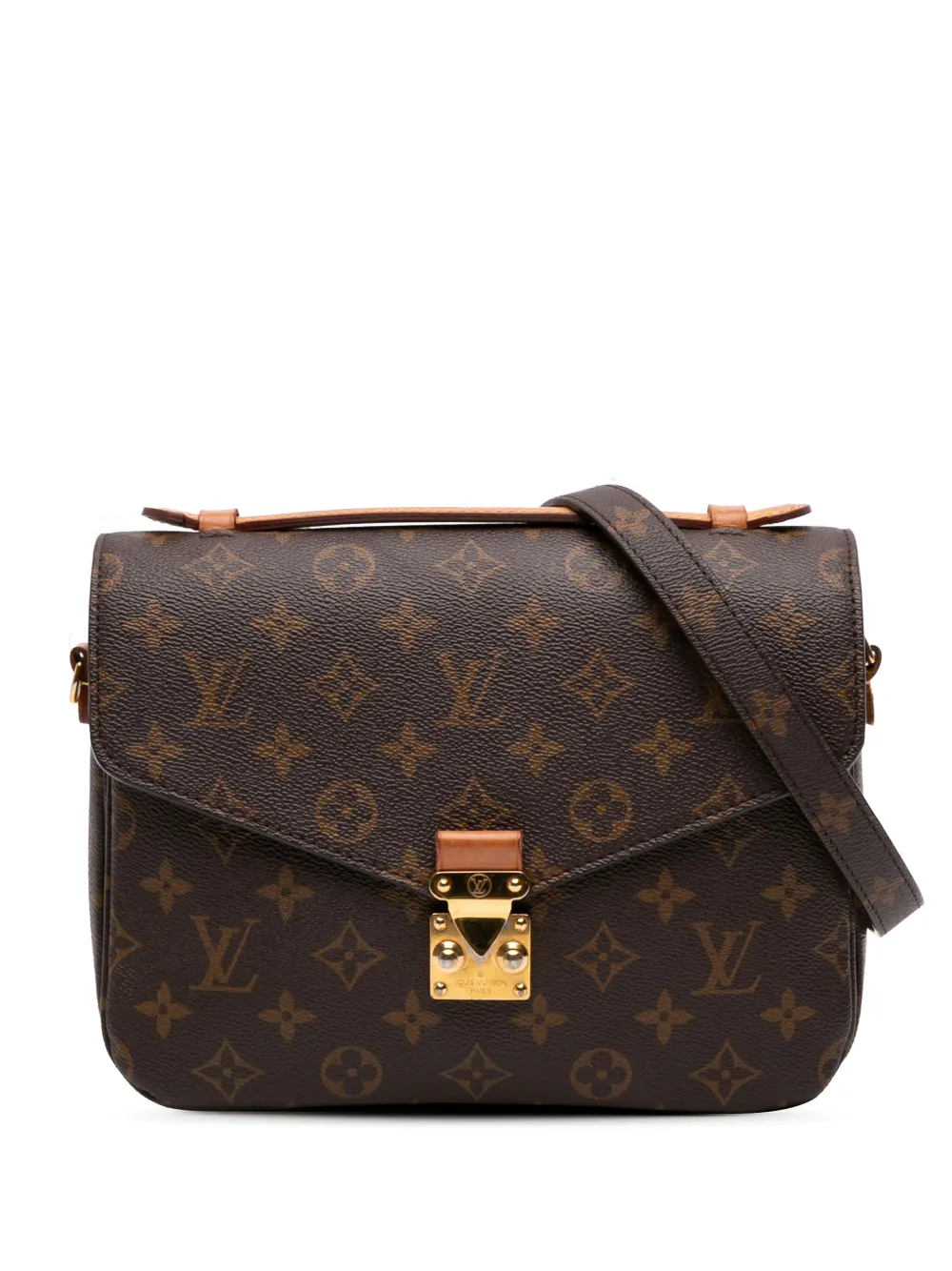 Pre-owned Louis Vuitton 2020 Monogram Pochette Metis Satchel