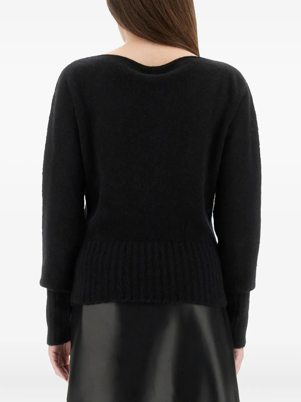 TOM FORD Sweater met logoplakkaat Zwart