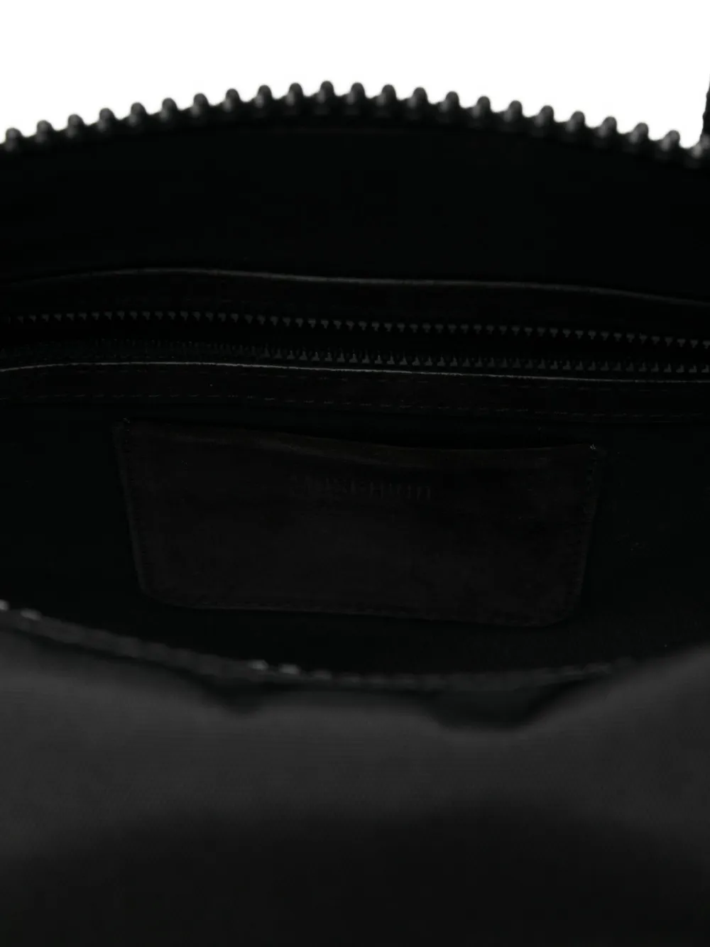 Moschino Reistas met logodetail Zwart