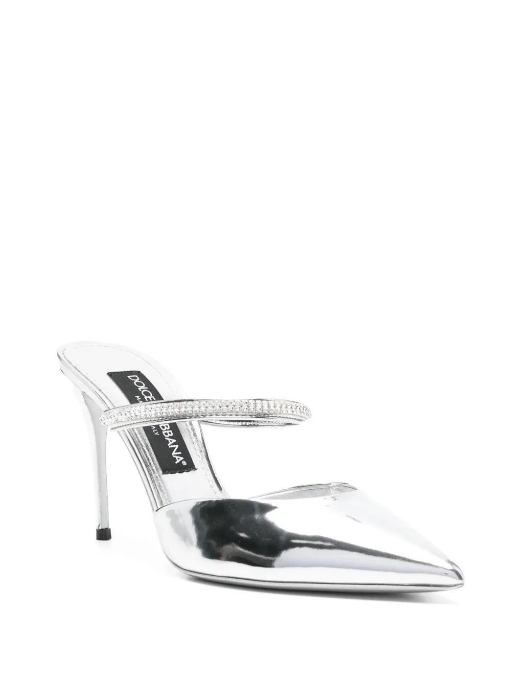 Dolce & Gabbana Pre-Owned Muiltjes met puntige neus - Zilver
