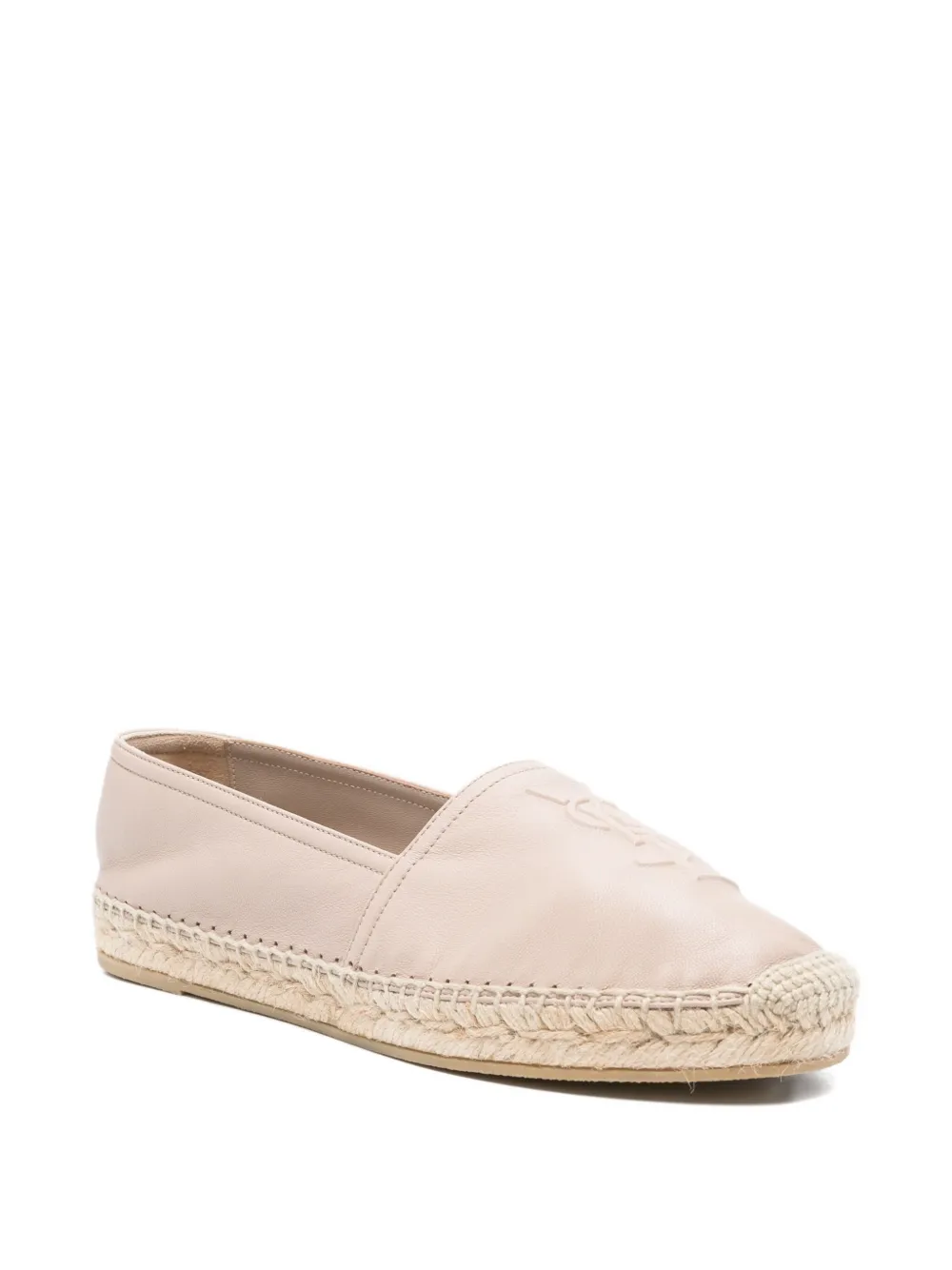 Saint Laurent Pre-Owned Cassandre espadrilles - Beige