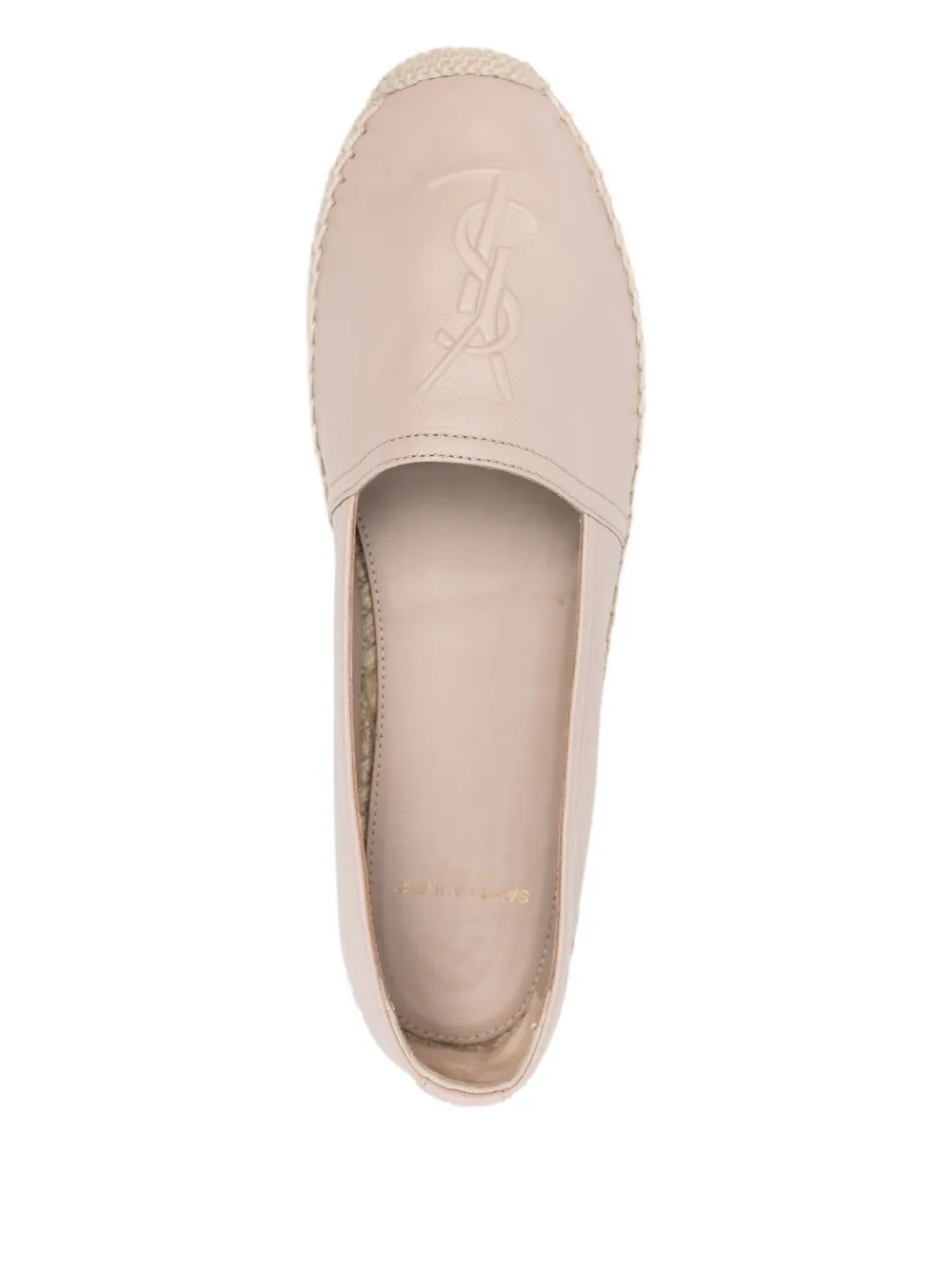Pre-owned Saint Laurent Cassandre Espadrilles In Neutral