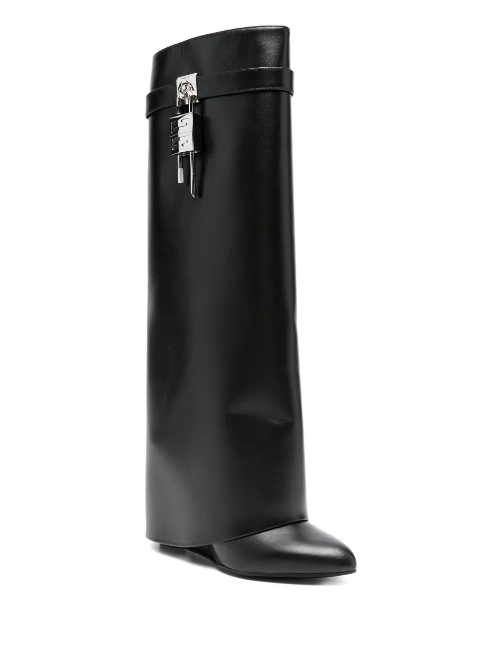 Givenchy Pre-Owned Leren knielaarzen - Zwart