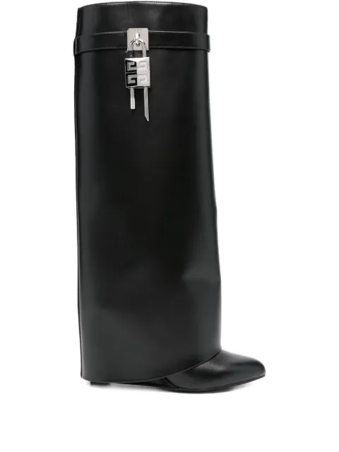 Givenchy Pre-Owned 100mm leather knee-high boots 