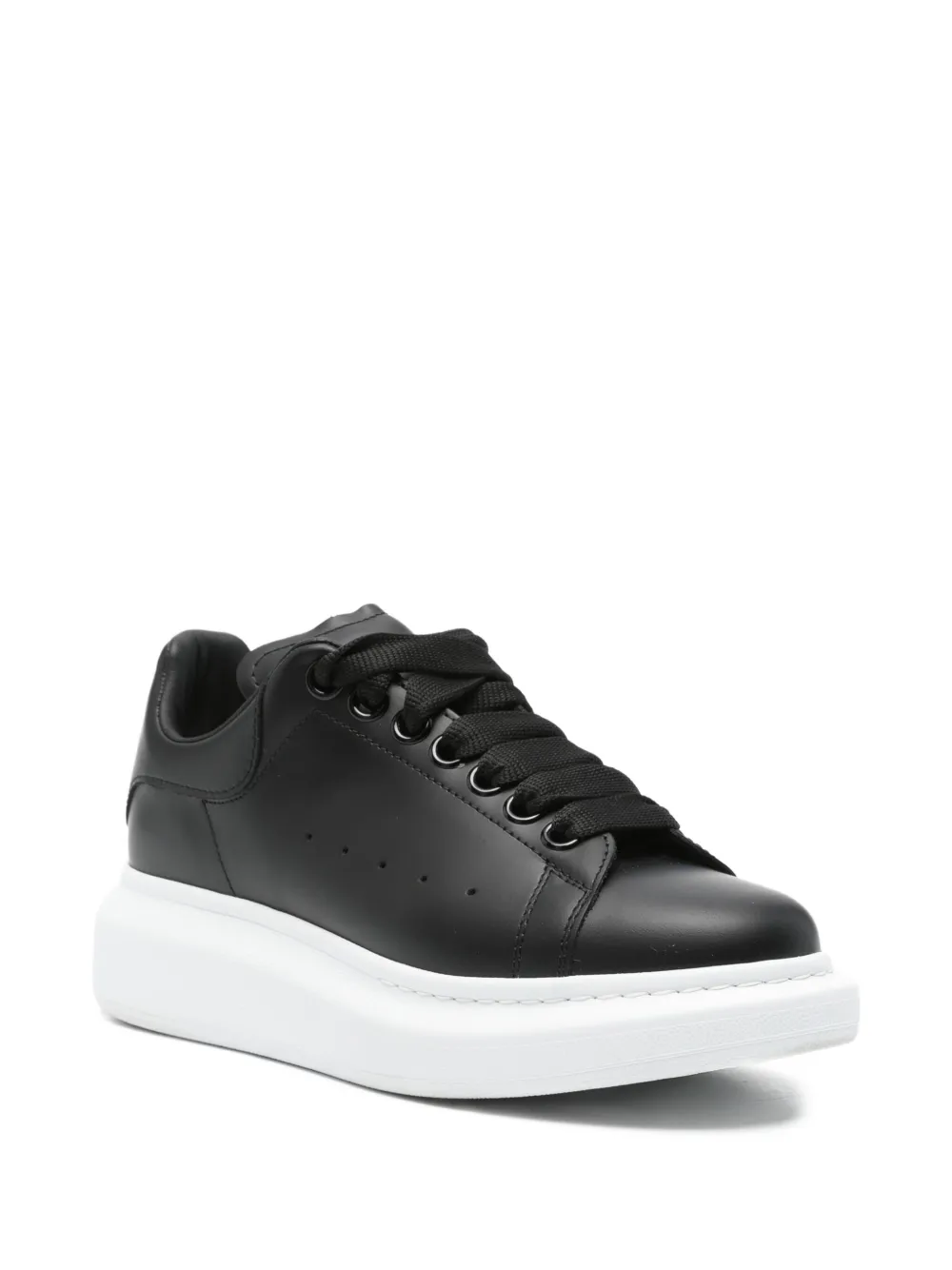 Alexander McQueen Pre-Owned 2024 sneakers met plateauzool - Zwart