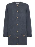 Valentino Garavani Pre-Owned button-down cardigan - Grey