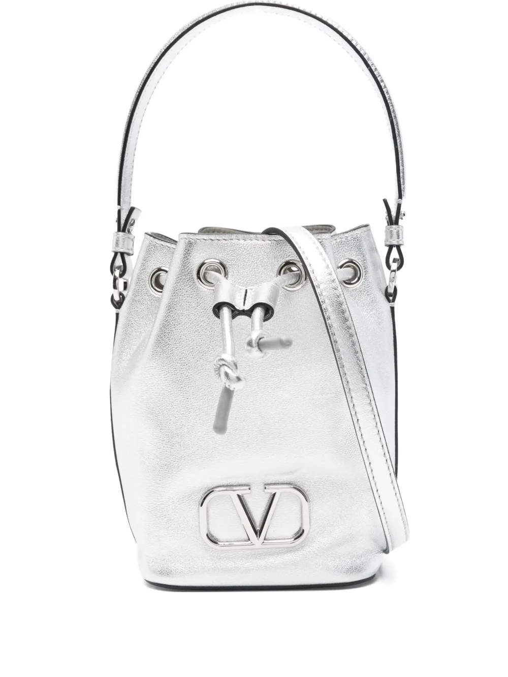 2024 metallic bucket bag