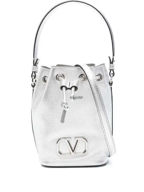Valentino Garavani Pre-Owned 2024 metallic bucket bag