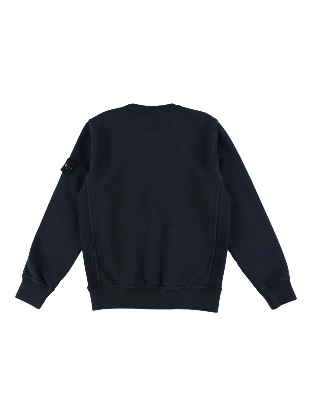 Stone Island Junior Compass-badge crew-neck sweatshirt Blauw