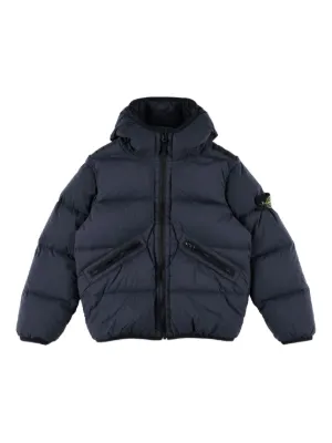 ストーンアイランドジュニア　コンパスパッチ　パデッドジャケット　12Y Stone Island Junior Long Sleeved Compass Patch Jacket