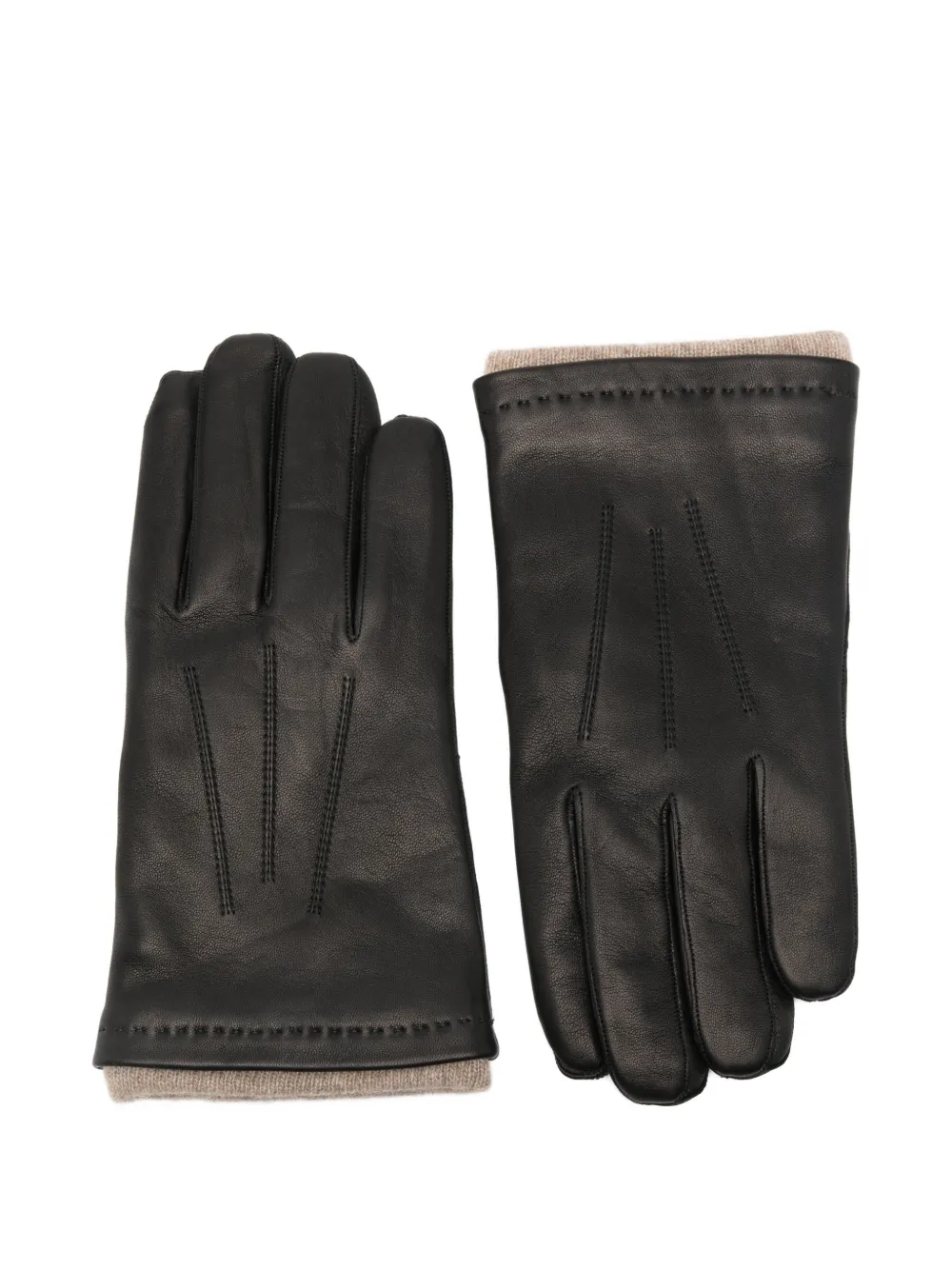 Orciani stitched gloves | Brown | Image 1