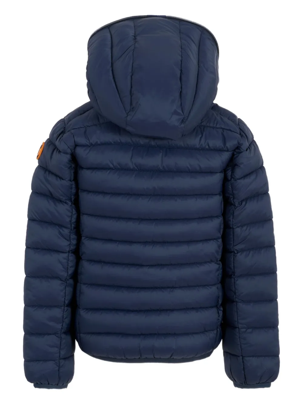 Save The Duck Kids hooded quilted jacket Blauw