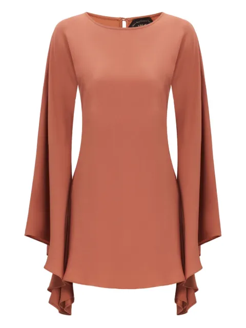 Taller Marmo cut-out bell-sleeve mini dress