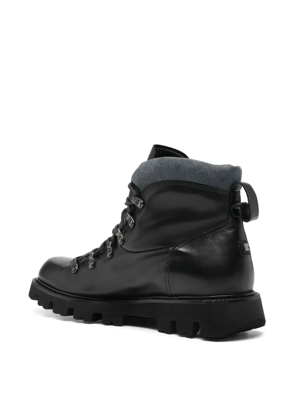 Fratelli Rossetti Wandellaarzen met chunky zool en veters Zwart