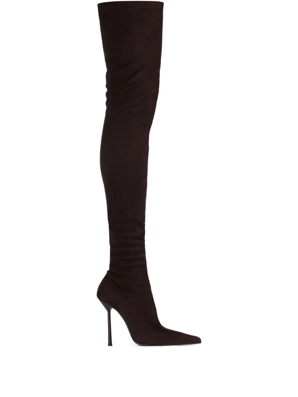 Le Silla 120mm Bella thigh-high boots Brown
