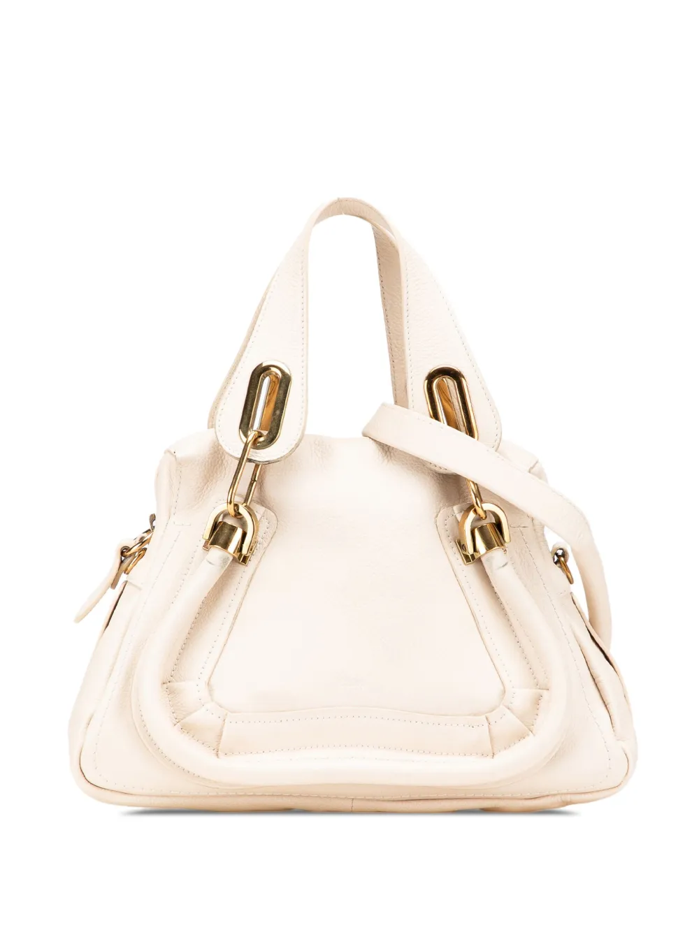 Chloé Pre-Owned 2013 Small Leather Paraty satchel | White | Image 1