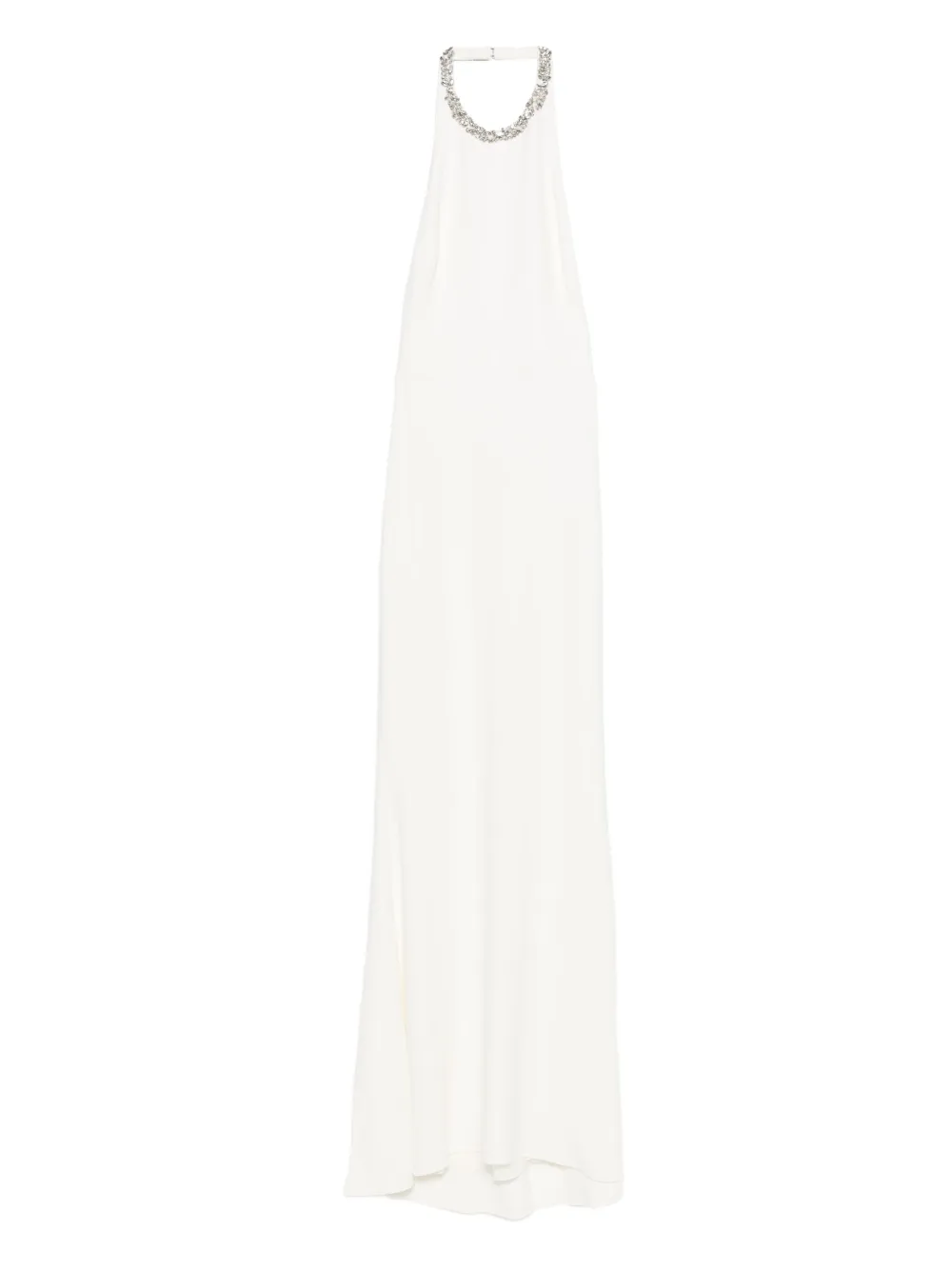 Givenchy Verfraaide jurk met halternek Wit