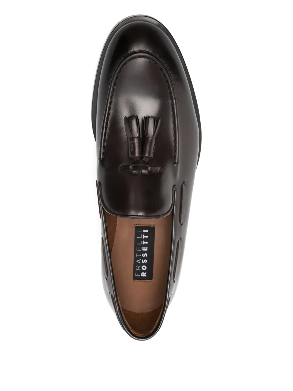 Fratelli Rossetti tassel-detail leather loafers - Bruin