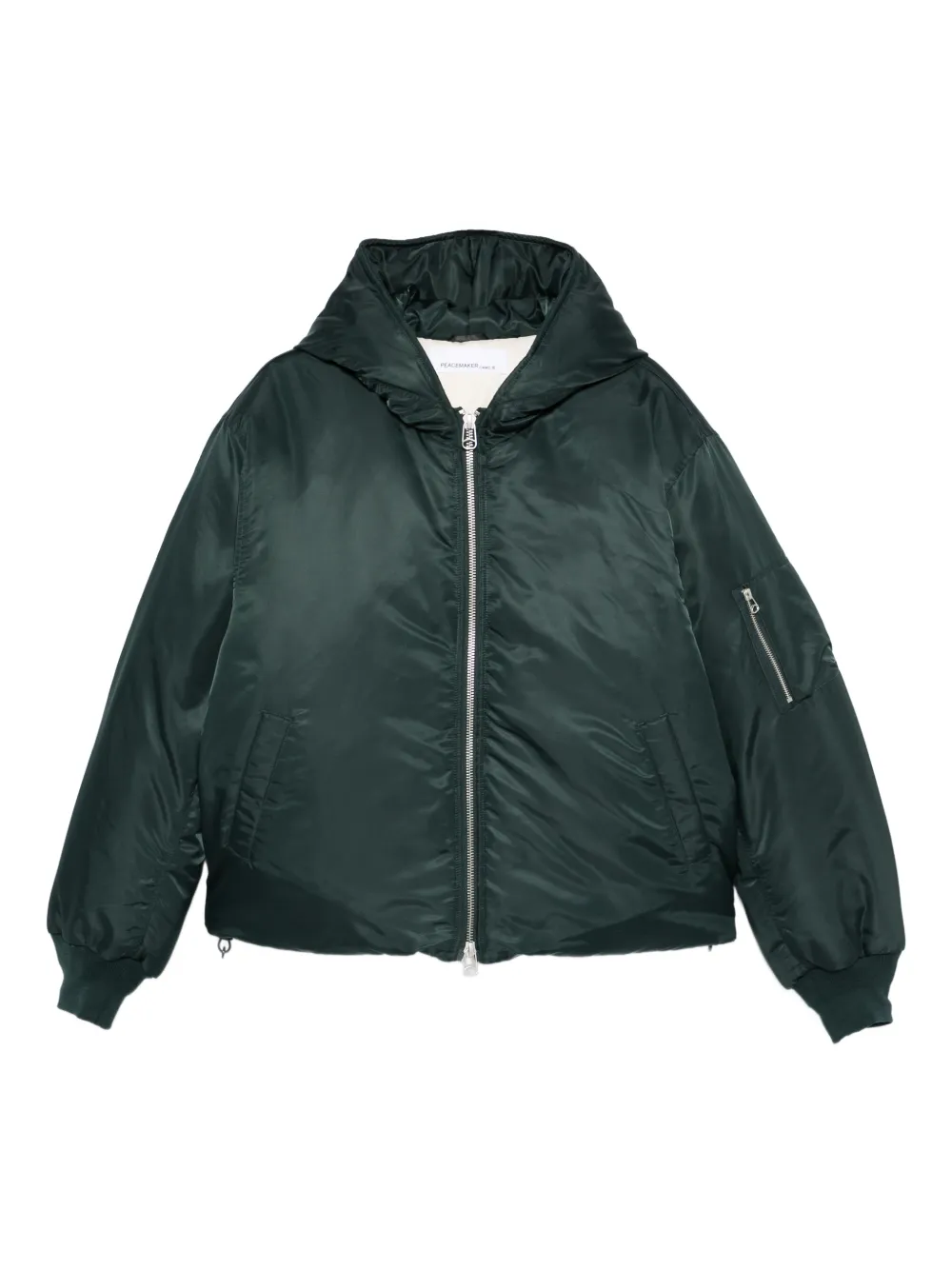 OAMC hooded padded jacket | Green | Image 1