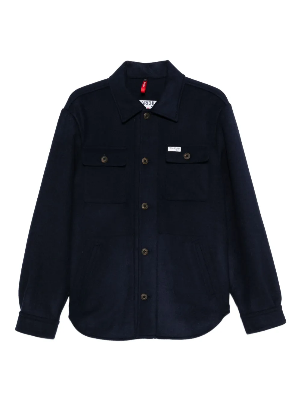 Fay hemdjacke mit Klappentasche | Blau | Image 1